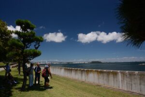 猿島が少し小さくなりました