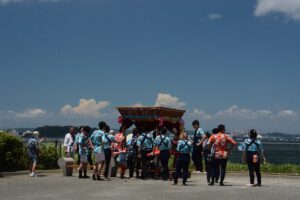 一緒にウォーキング