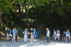 トイレ休憩です