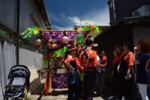 幾つもの山車が