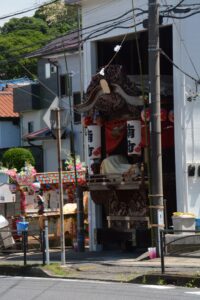 ここにも山車を観ました