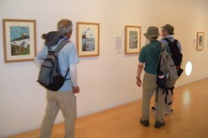 昔を懐かしんでいました