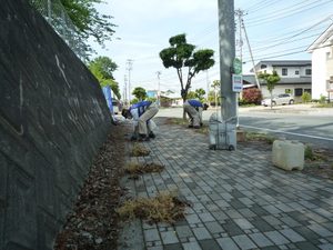 清掃・花一杯活動