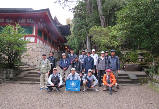 石上神宮にて記念撮影