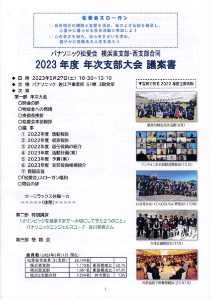 年次大会議案書のサムネイル